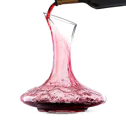 100% Lead-Free Hand Blown Crystal Glass Wine Decanters