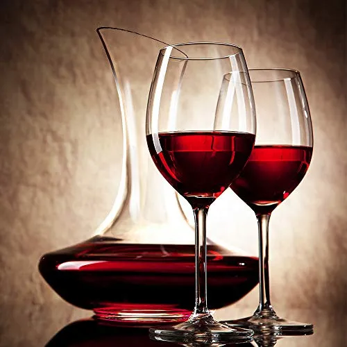 100% Lead-Free Hand Blown Crystal Glass Wine Decanters