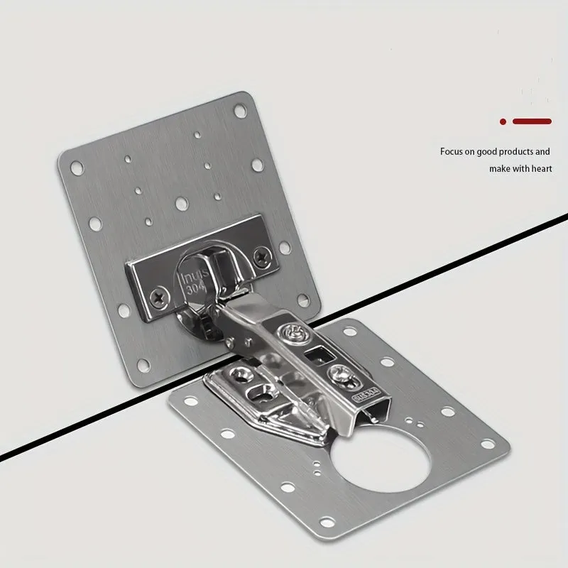 10Piece Cabinet Hinge Repair Kit for Easy Kitchen Door Fixing