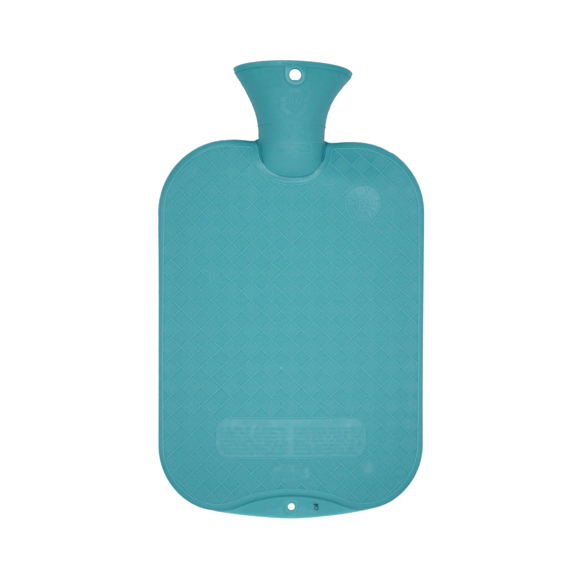 2 Litre Sage Single Ribbed Fashy Hot Water Bottle