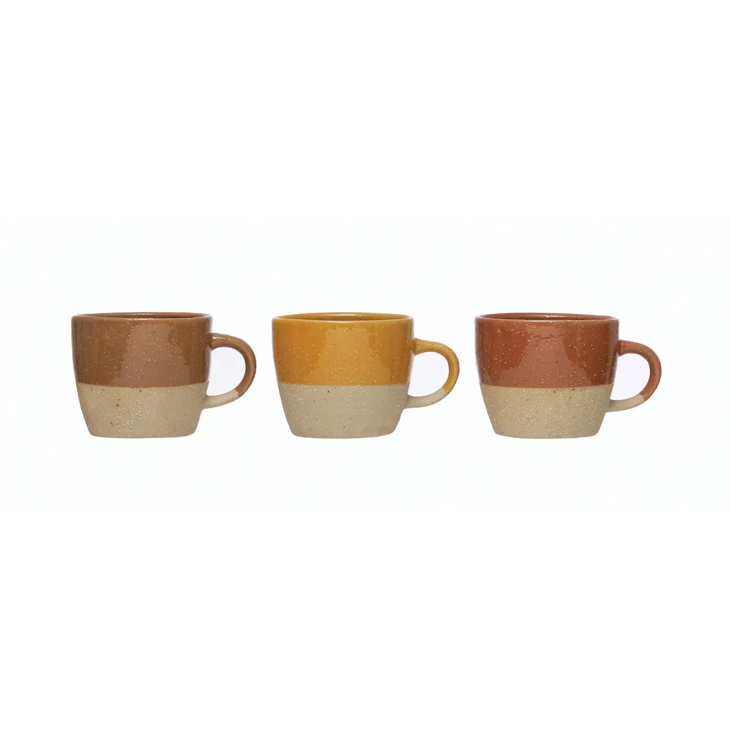 3-1/2" Round x 3-1/4"H 8 oz. Stoneware Mug