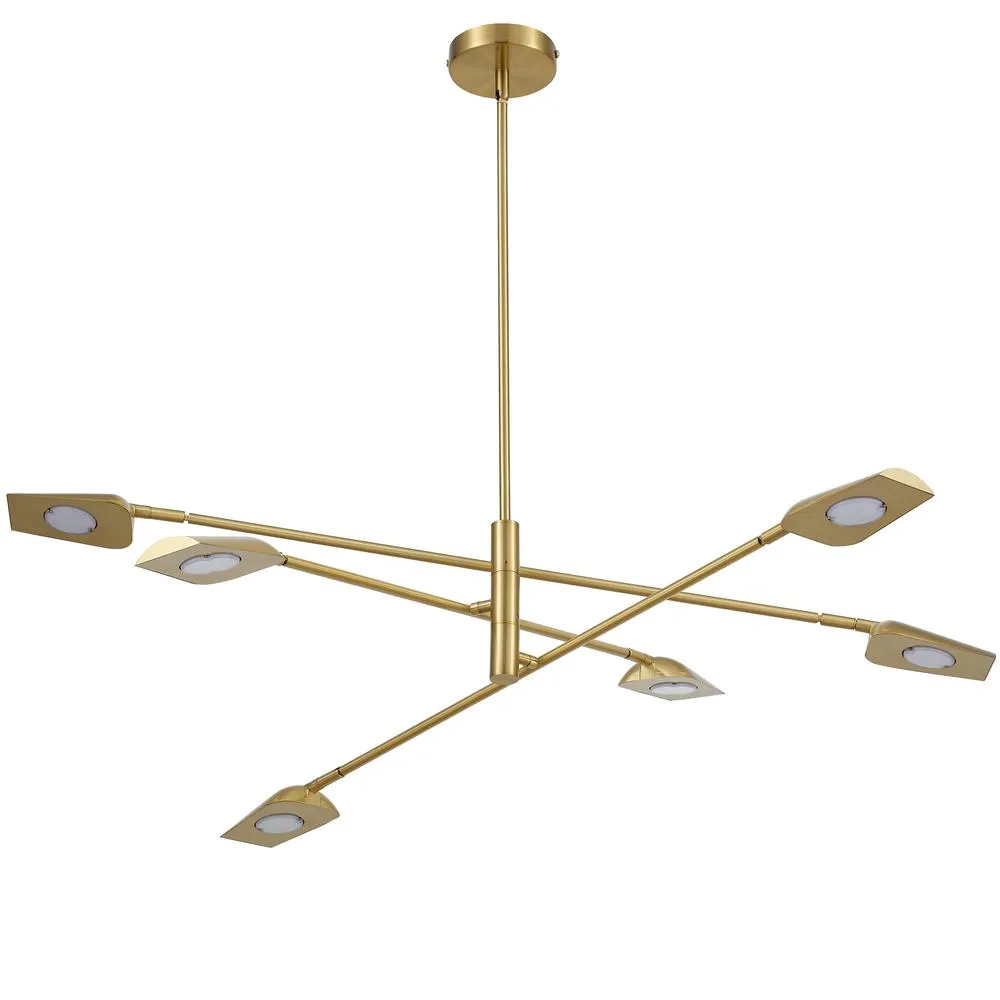 39W Brass Modern Light Pendant Chandelier