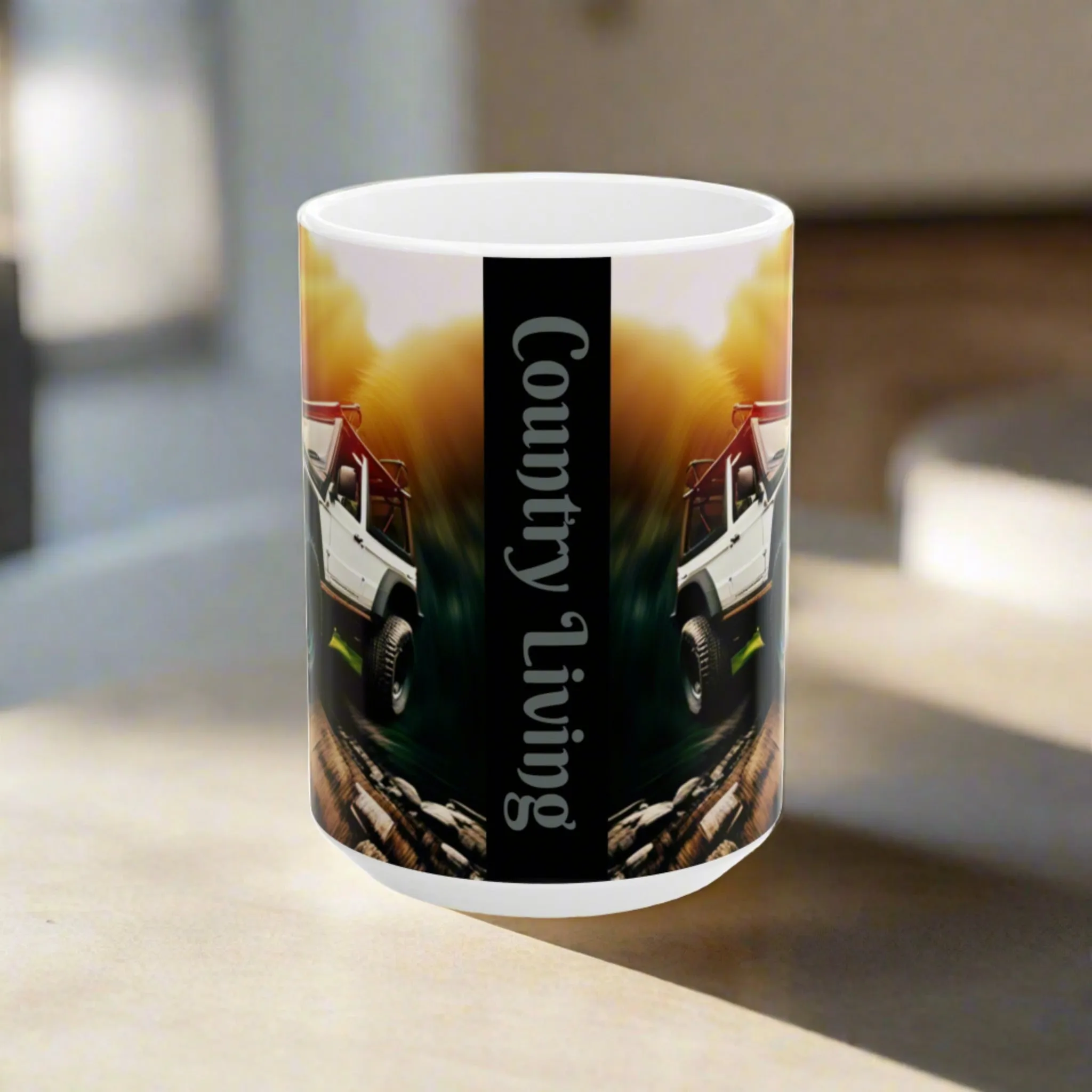 4x4 Getaway Country Mug,  Ceramic Mug, (11oz, 15oz)