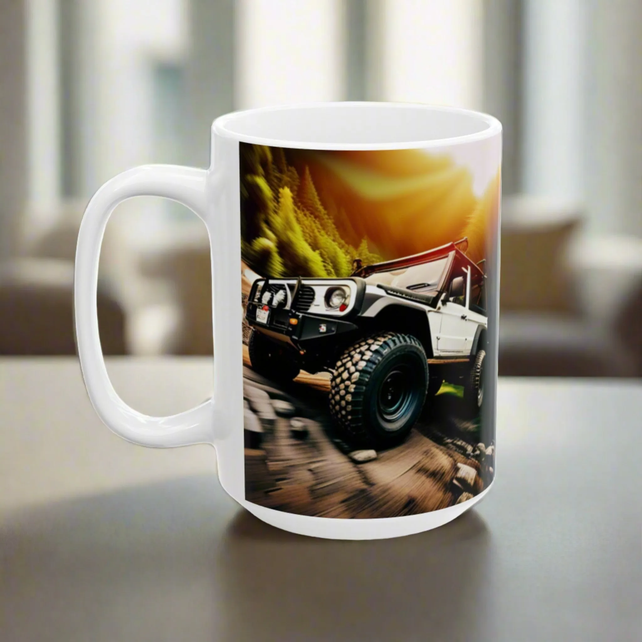 4x4 Getaway Country Mug,  Ceramic Mug, (11oz, 15oz)