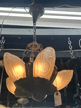 5-Light Slip-Shade Chandelier (LT-608)