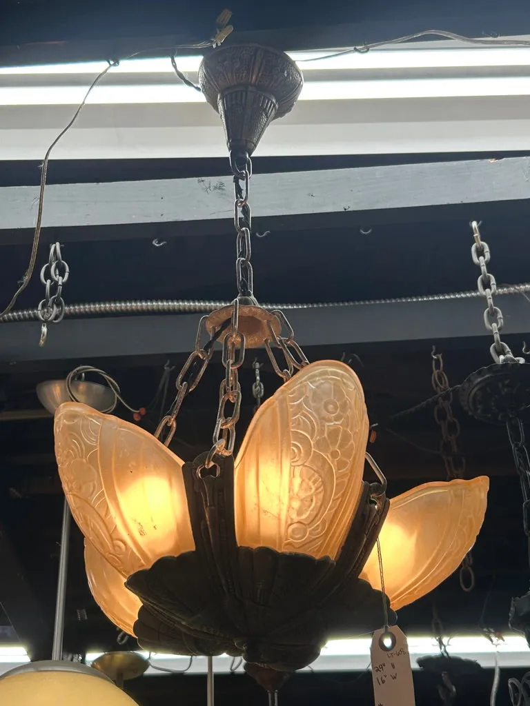 5-Light Slip-Shade Chandelier (LT-608)