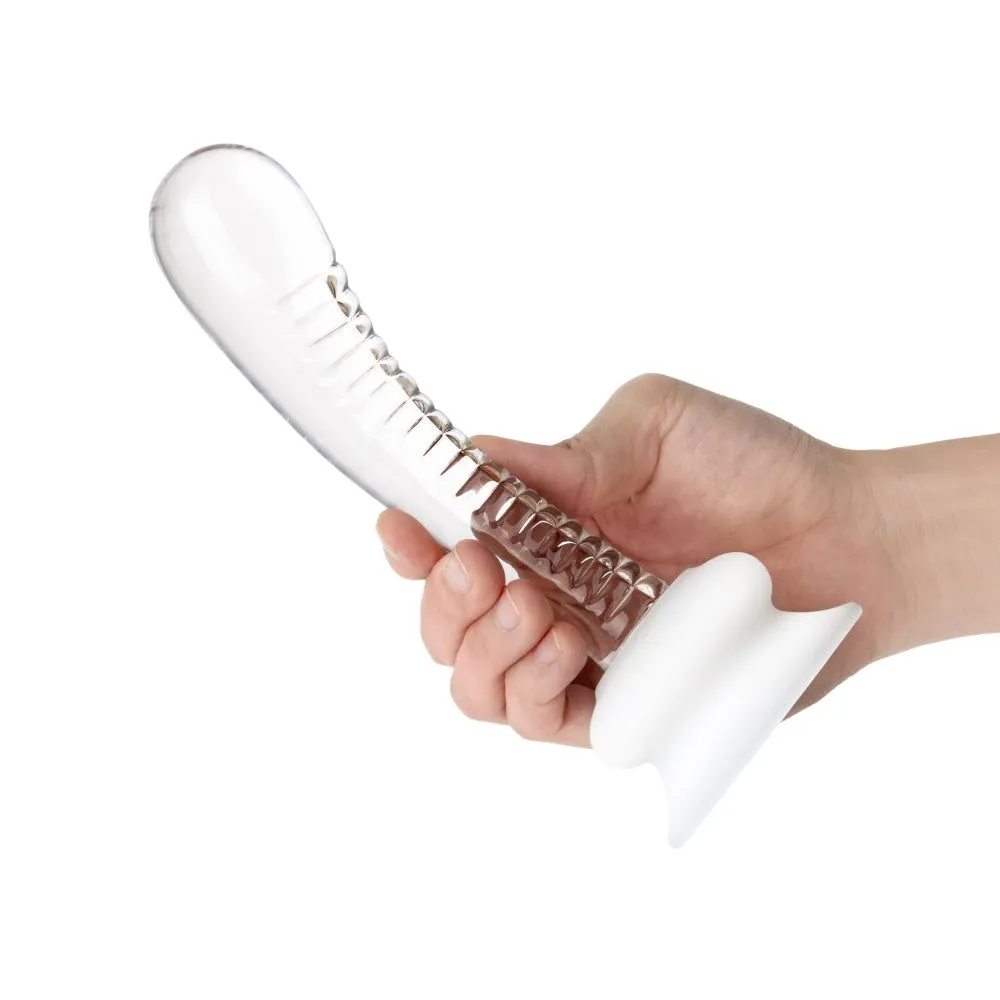 5.75" Ribbed Suction Cup Dildo