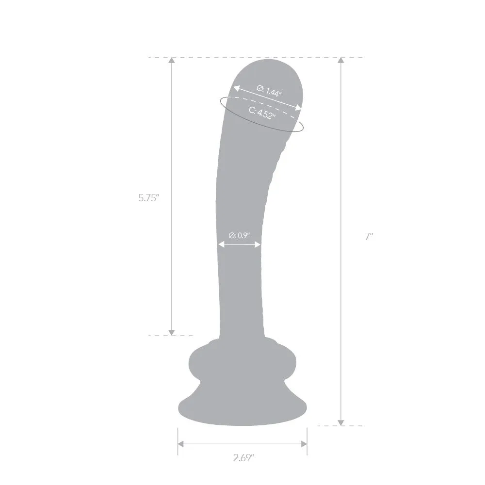 5.75" Ribbed Suction Cup Dildo