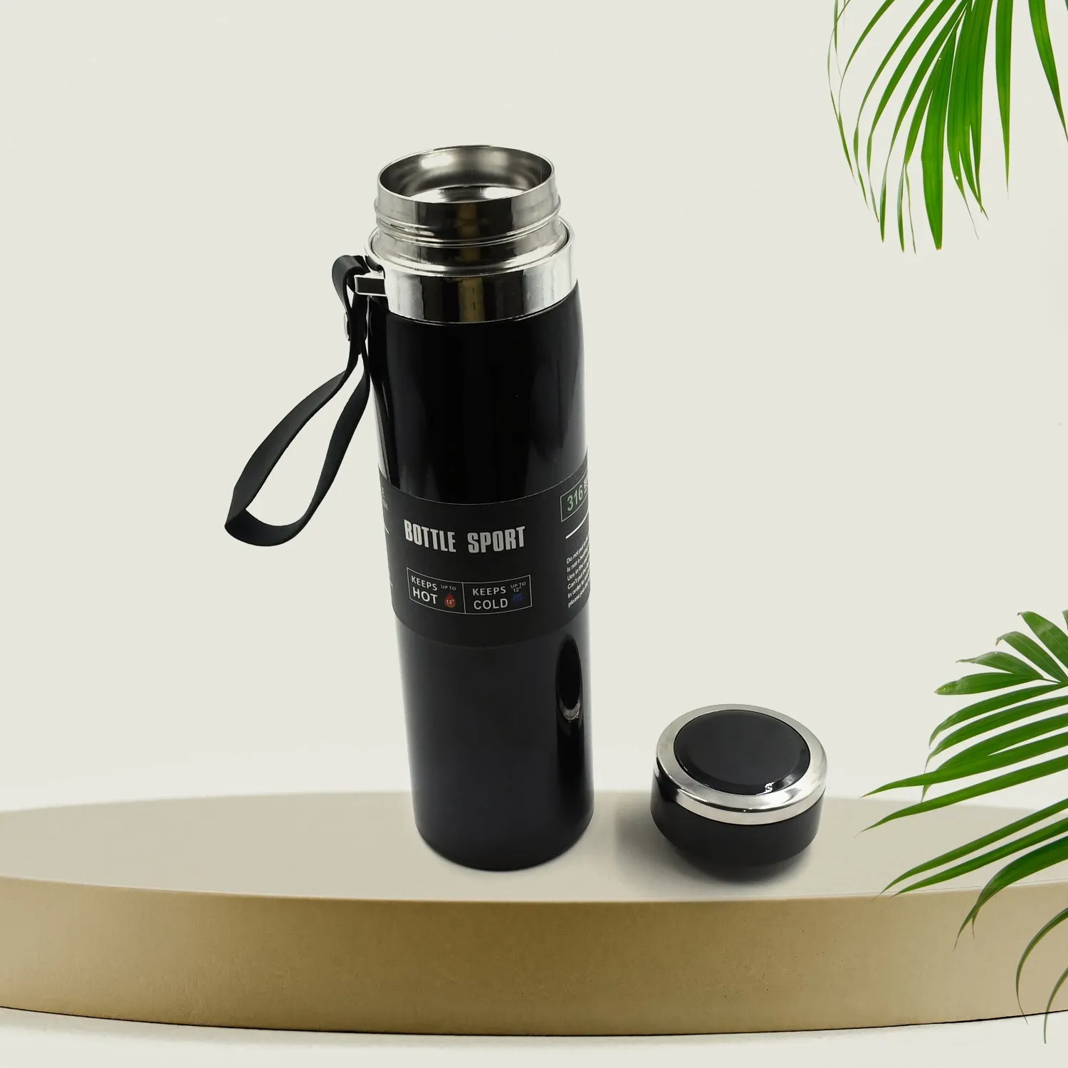 5875 800ml Stainless Steel Water Bottle for Men Women Kids | Thermos Flask | Reusable Leak-Proof Thermos steel for Home Office Gym Fridge Travelling