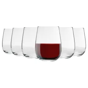 590ml Gaia Stemless Wine Glasses - Pack of Six - By LAV