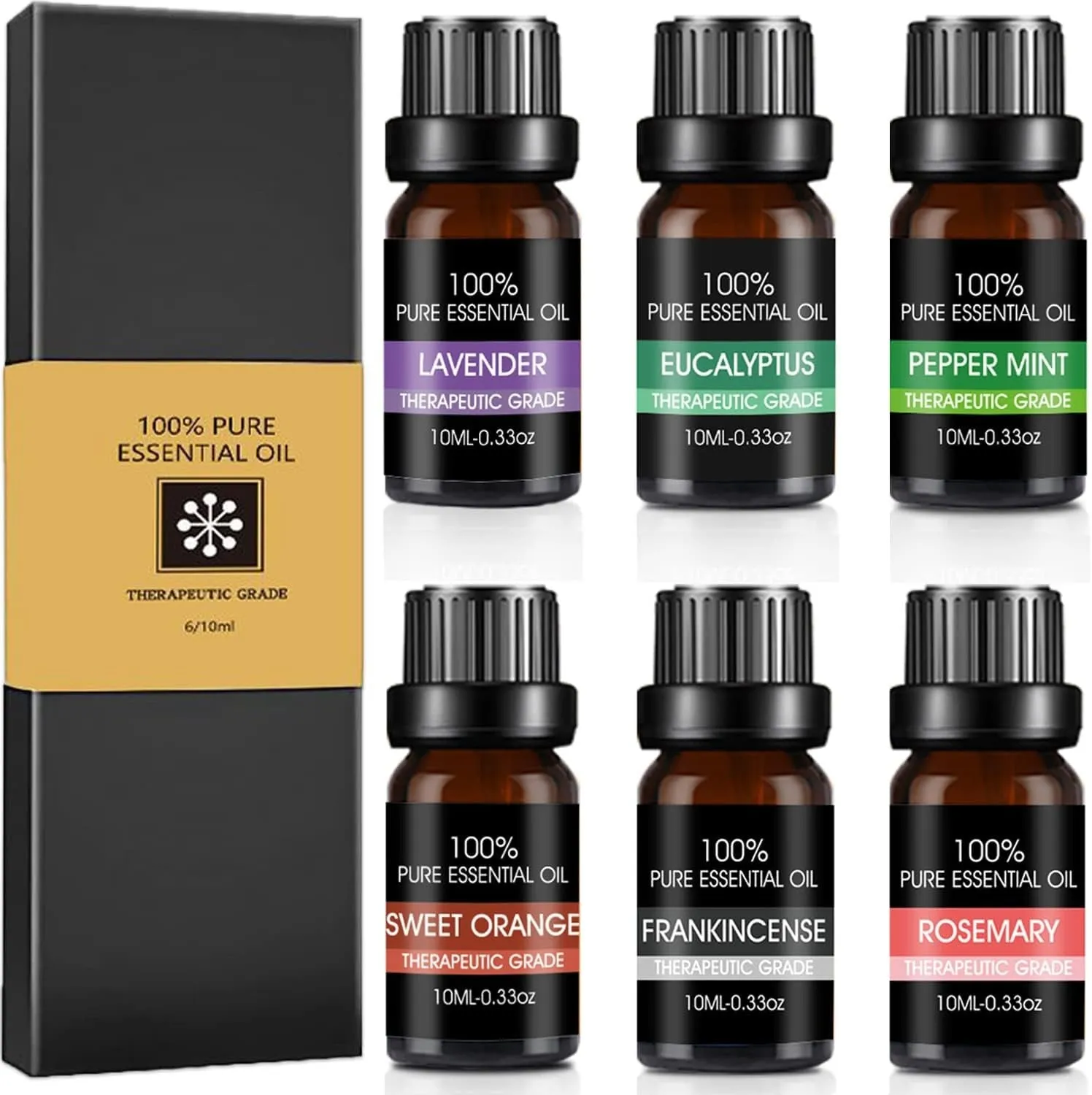 6pcs Pure Essential oils gift set