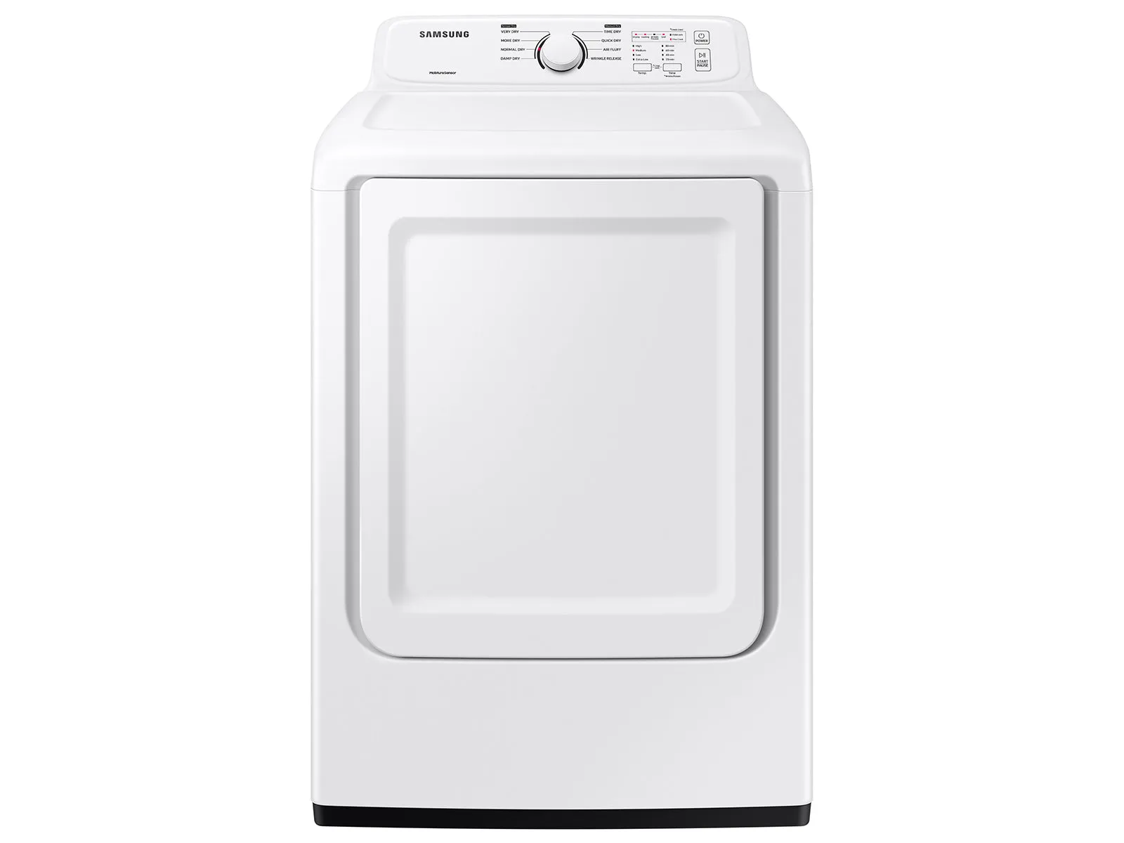 7.2 cu. ft. Electric Dryer with Sensor Dry and 8 Drying Cycles in White - (DVE41A3000W)