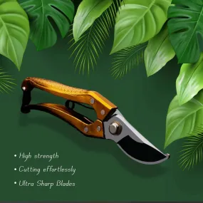 8-Inch Heavy Duty Pruning Shears for Home Gardening