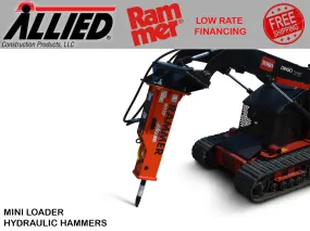 ALLIED RAMMER Performance Series hydraulic hammers for Mini Loaders