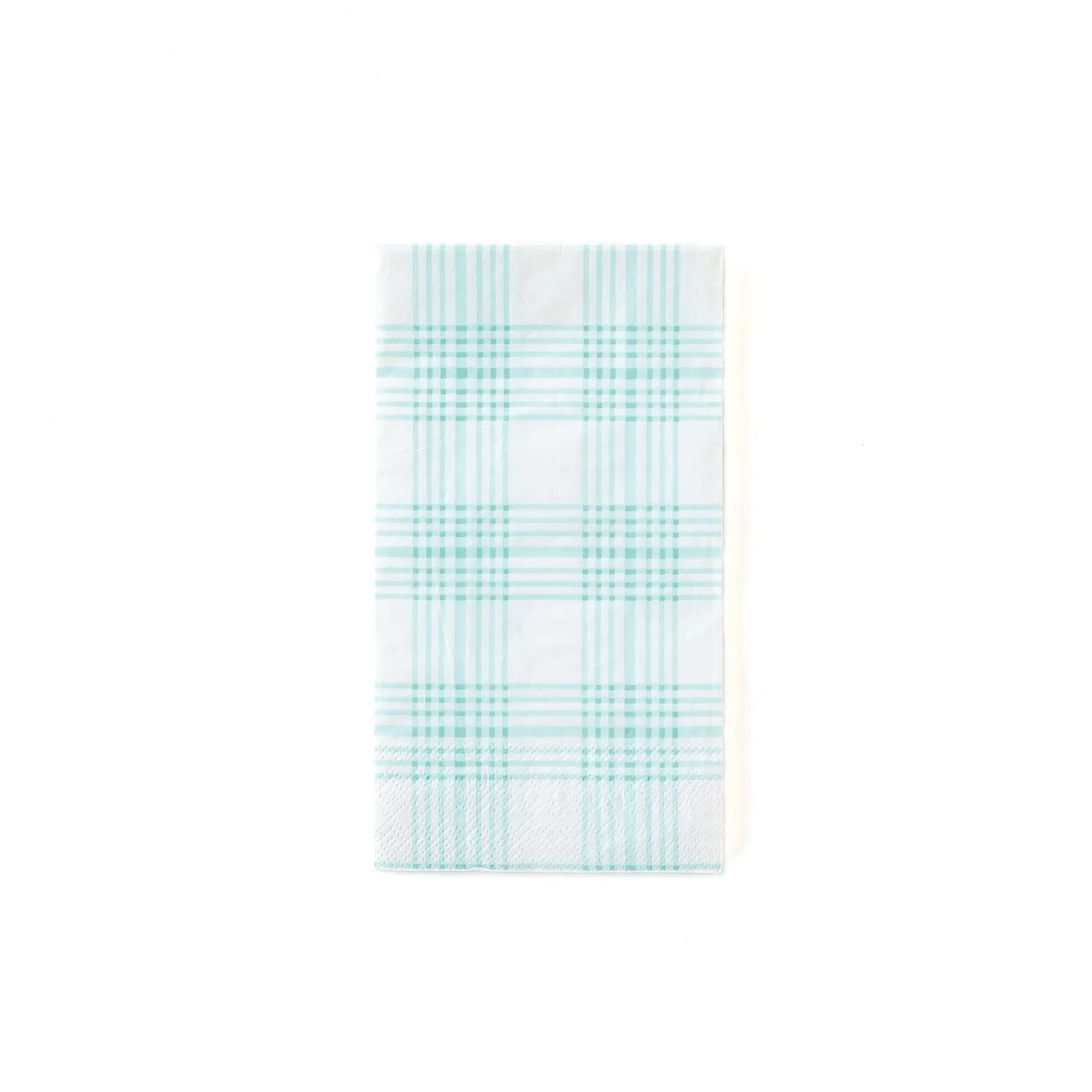 Baby Blue Plaid Napkins