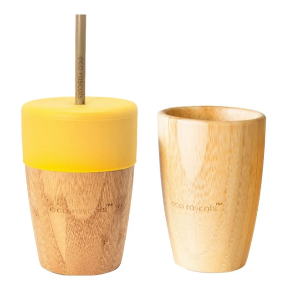 Bamboo Big Cup - 210 ml -Yellow