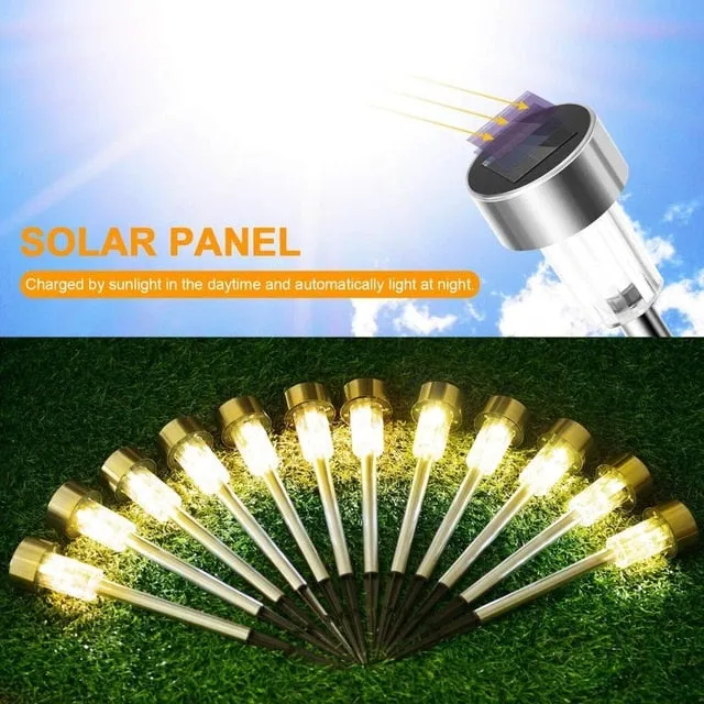 Bangkol - LED Solar Pathway Patio Yard Decoration