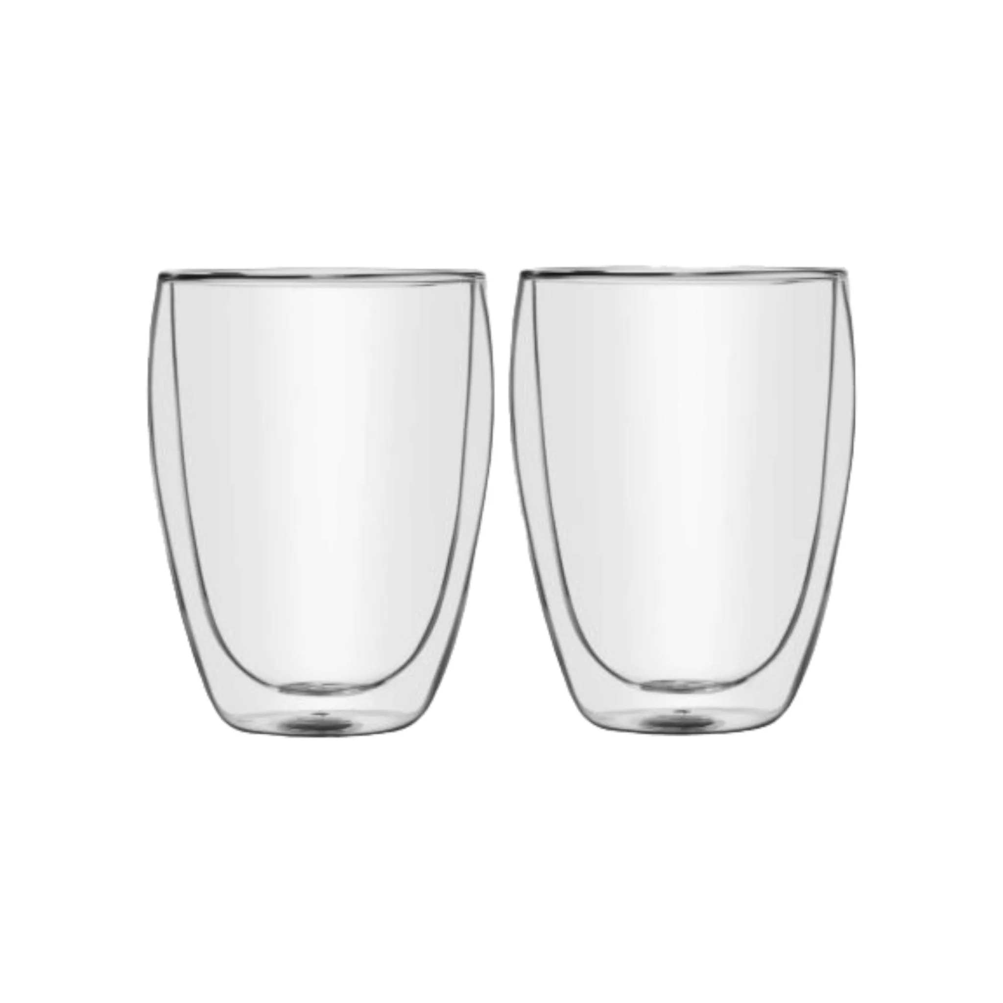 Barista Borosilicate Double Wall Café Latte Coffee Cup 270ml 2pc 10245