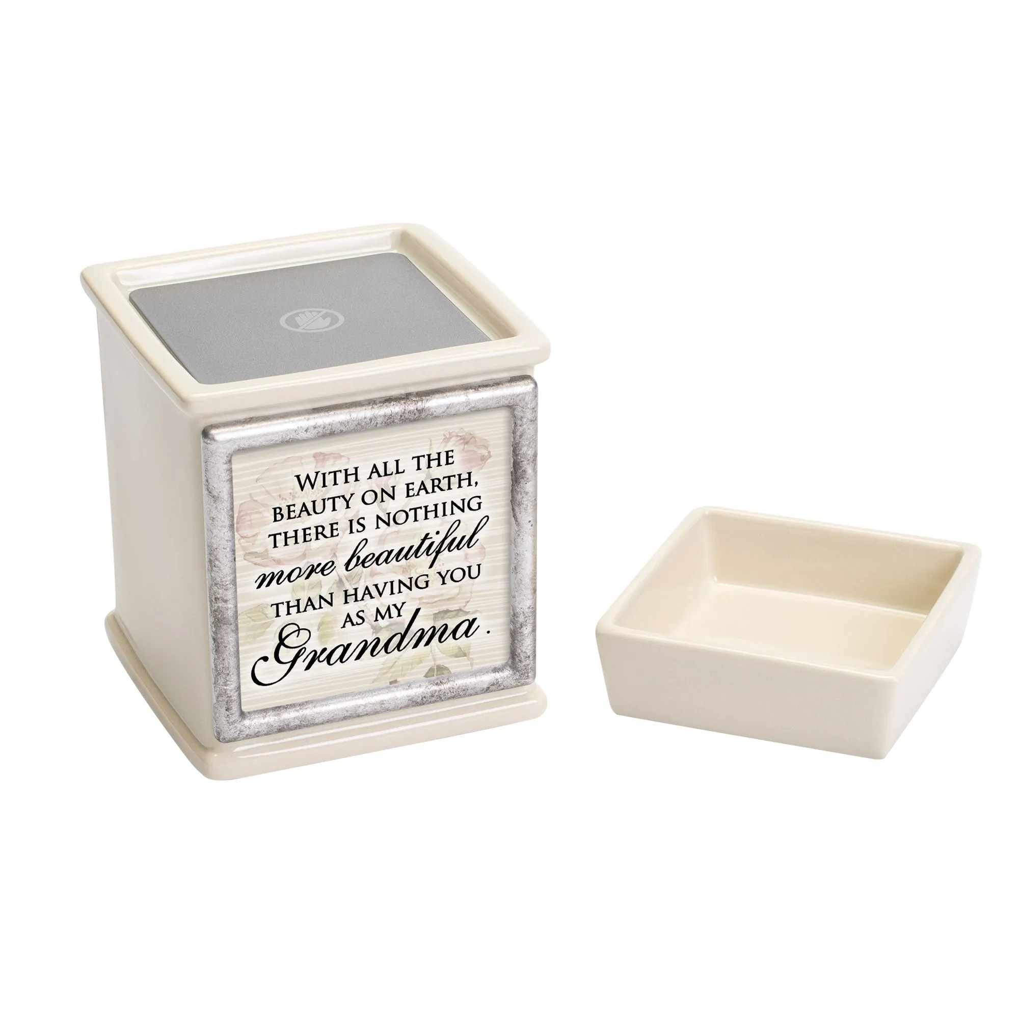 Beautiful Grandma Powder Sand Interchangeable Photo Frame Candle Wax Oil Warmer