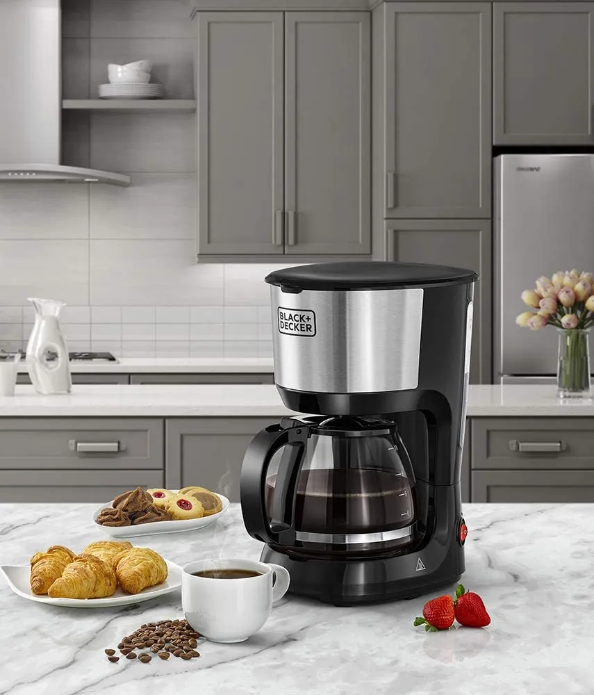 Black Decker DCM750S-B5 10-Cup Coffee Maker, 220-240V, Not for USA