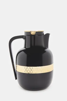 Black Vacuum Flask With a Lid