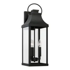 Bradford 3-Light Outdoor Wall Lantern in Black