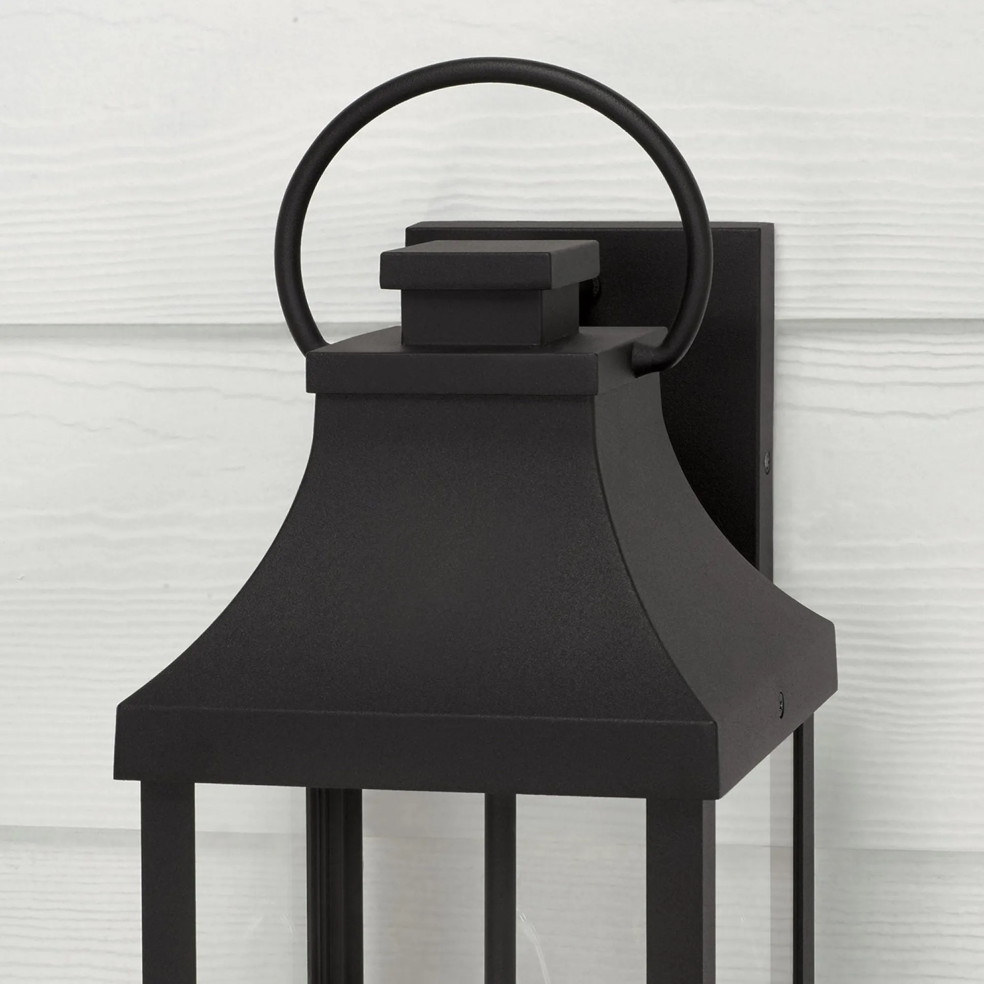 Bradford Coastal Outdoor Wall Lantern - 20.75" Black