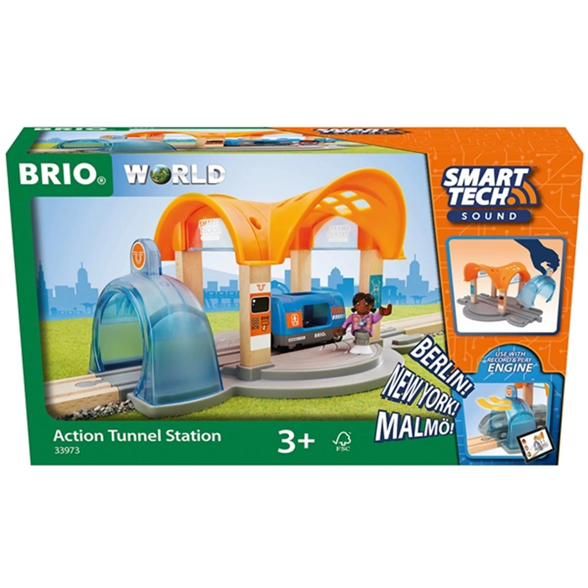 BRIO® Smart Tech Sound Action Tunnel Station