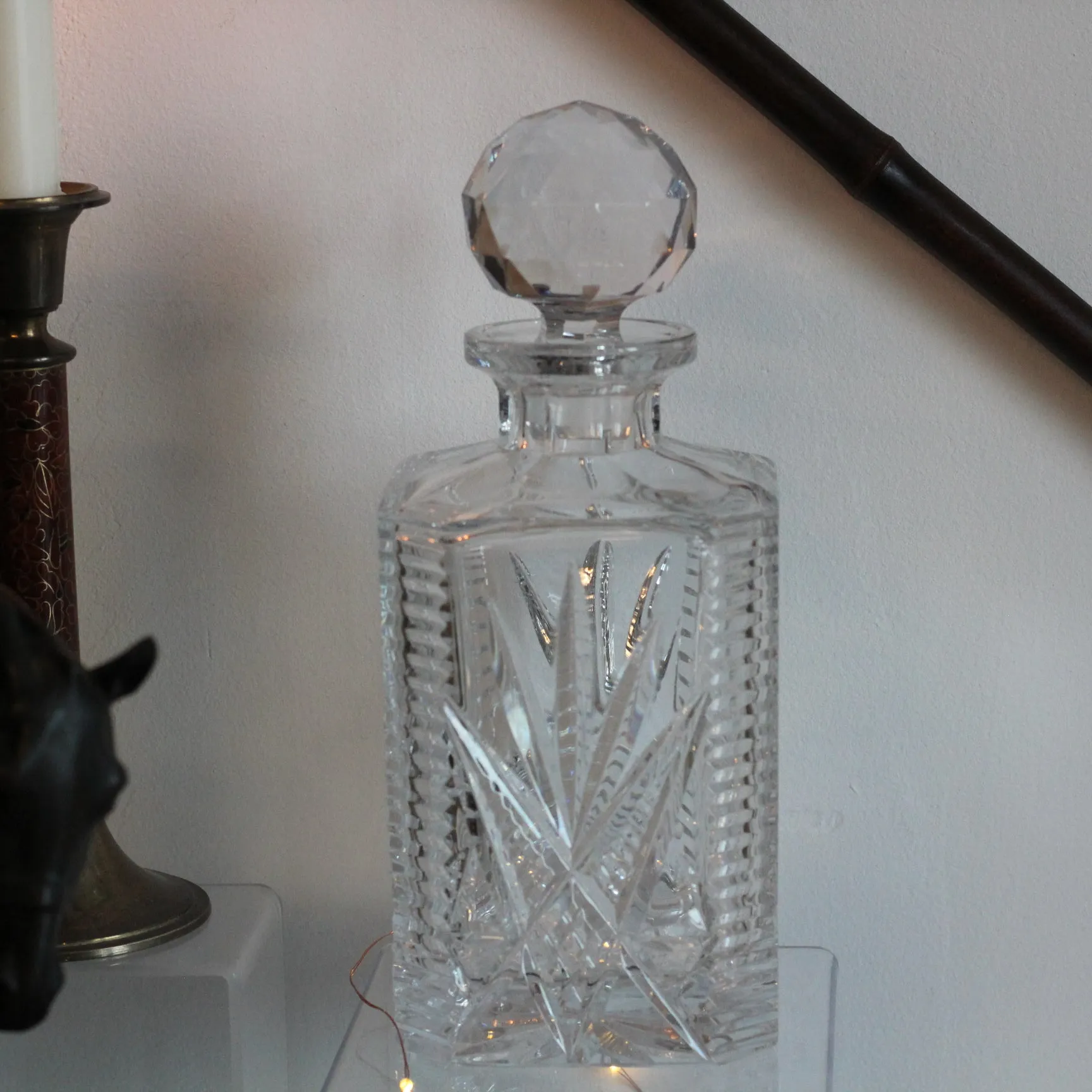 Carafe en cristal irlandaise