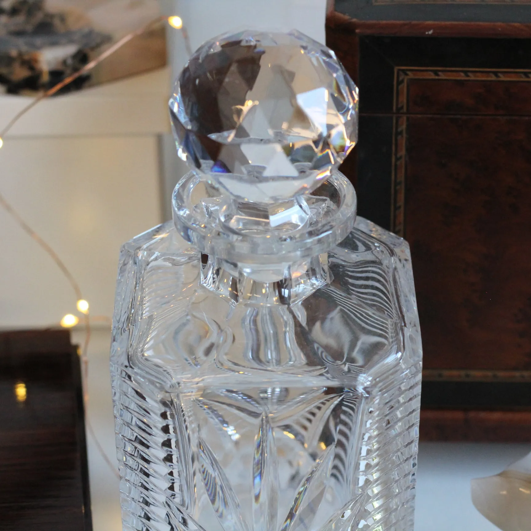 Carafe en cristal irlandaise