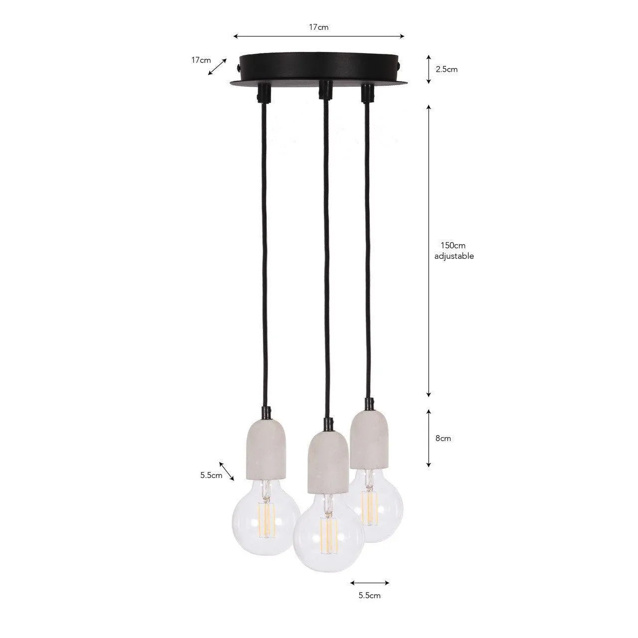 Carnaby Pendant | 3 Light