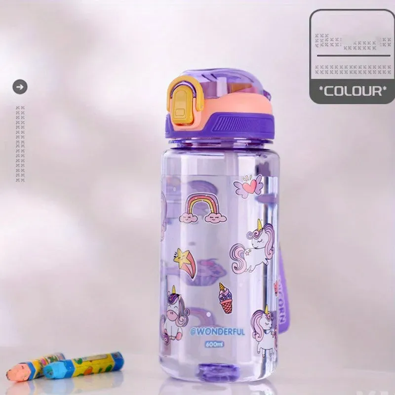 Cartoon Theme Water Bottle