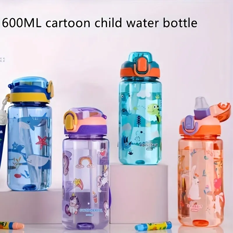 Cartoon Theme Water Bottle