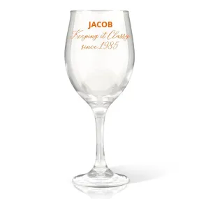 Classy Wine Glass