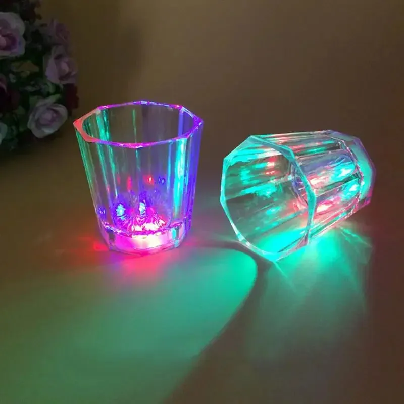 Colorful Glowing Light Glass - Parties, Weddings