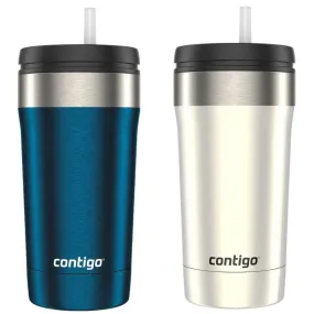 Contigo Uptown Dual Sip Stainless Steel Tumbler 473ml