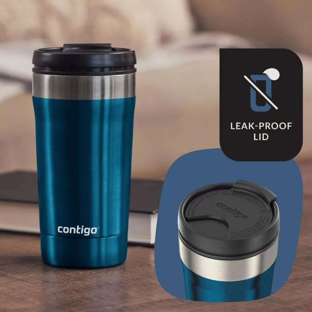 Contigo Uptown Dual Sip Stainless Steel Tumbler 473ml