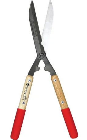 CORONA HS 3911 Hedge Shear, Straight Edge With Limb Notch Blade, 8-1/4 in L Blade, Steel Blade, Wood Handle :EA: QUANTITY: 1