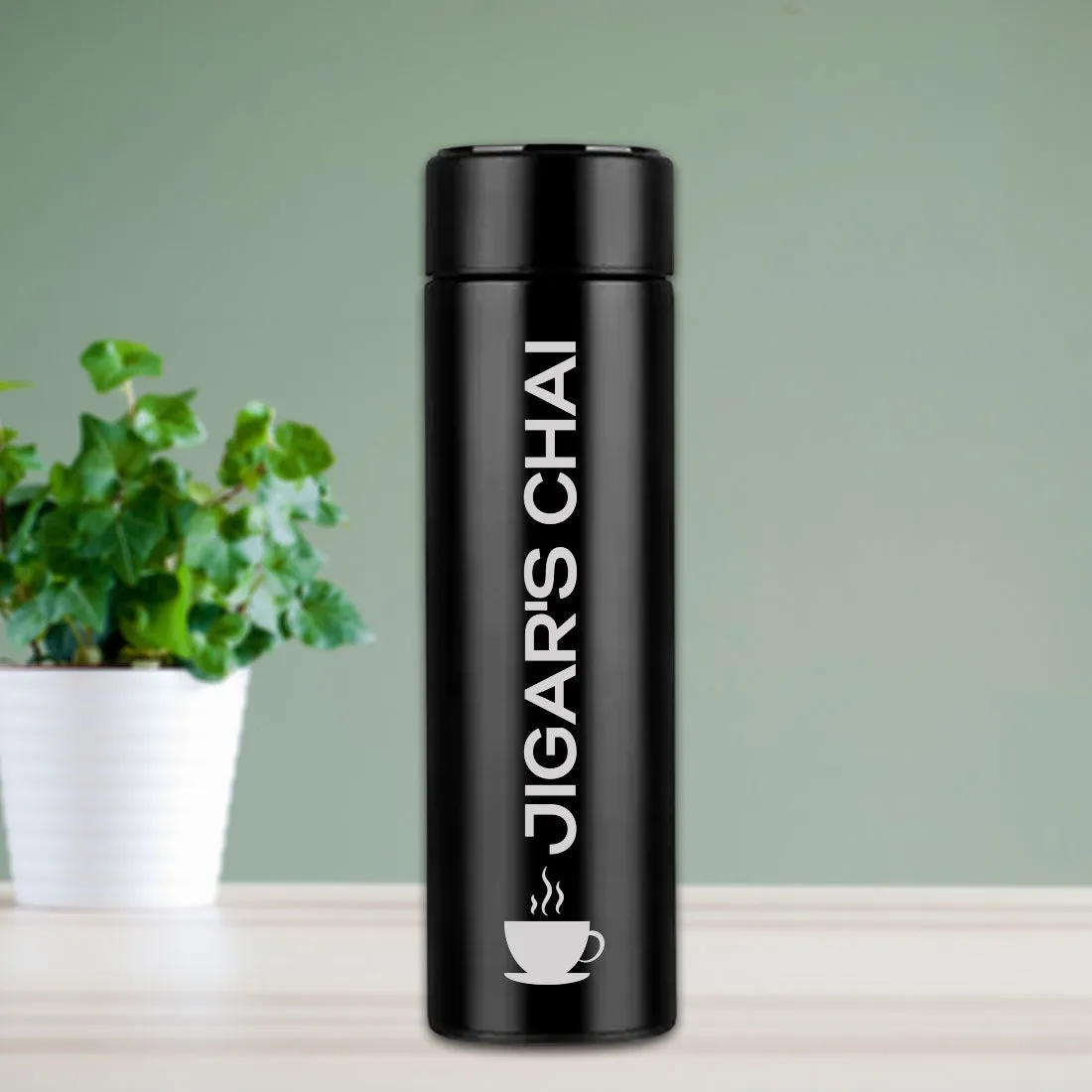 Customized Thermos for Chai Flask with LED Display- Tea Lover