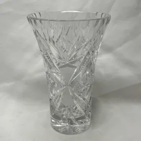 Cut Crystal Vase