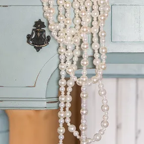 Decorative Pearl Garland White