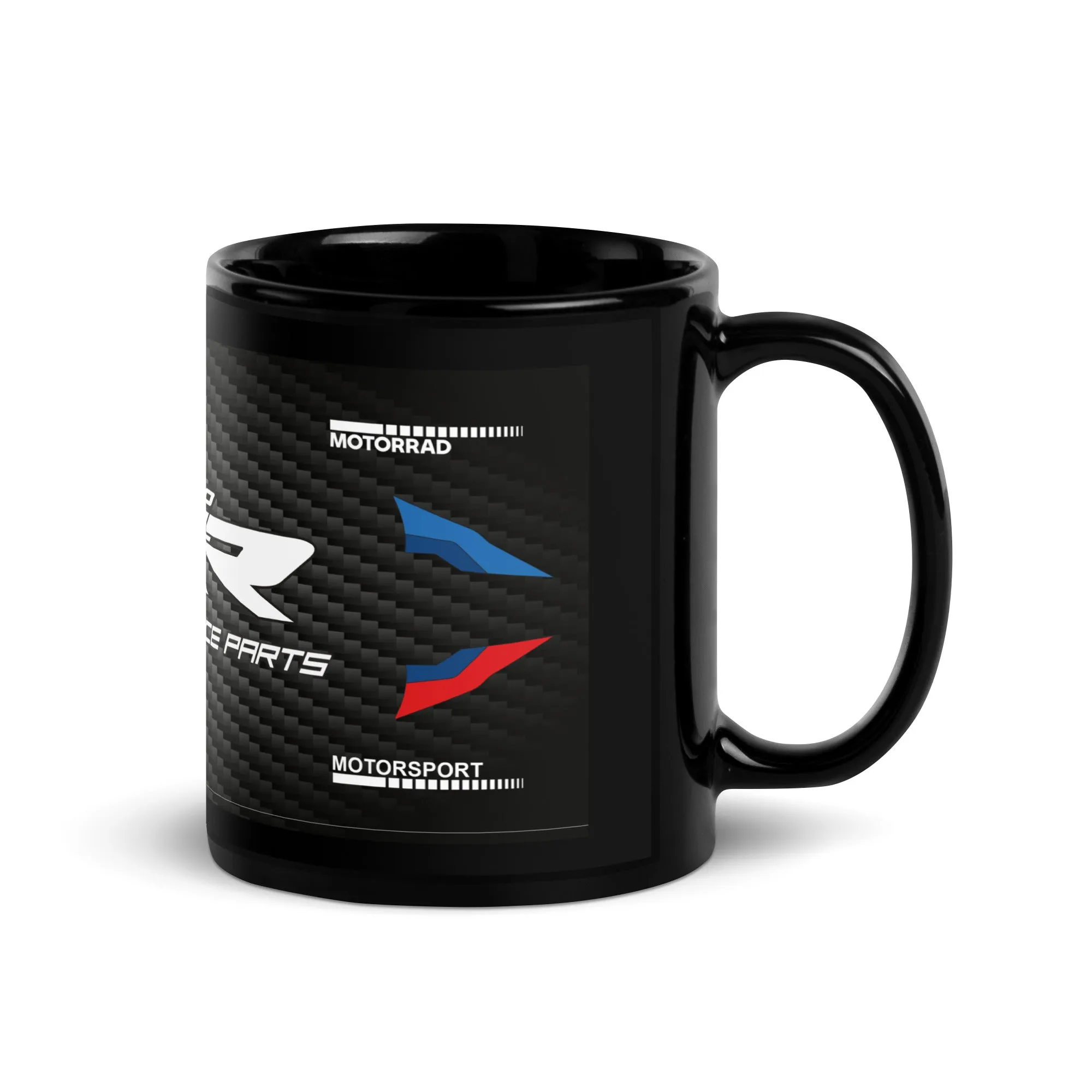 Designed Black Glossy Mug - Cup Inspired BMW M1000RR Carbon Motorcycle Model - MM6161