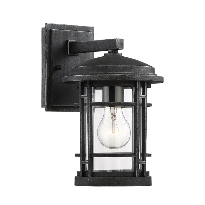 Designers Fountain 22421 Barrister 1-lt 12" Tall Outdoor Wall Lantern