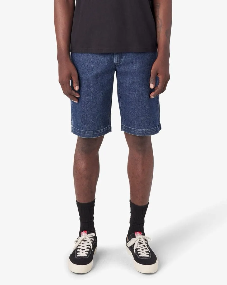 Dickies Skateboarding Denim Carpenter Shorts - Stonewashed Indigo Blue