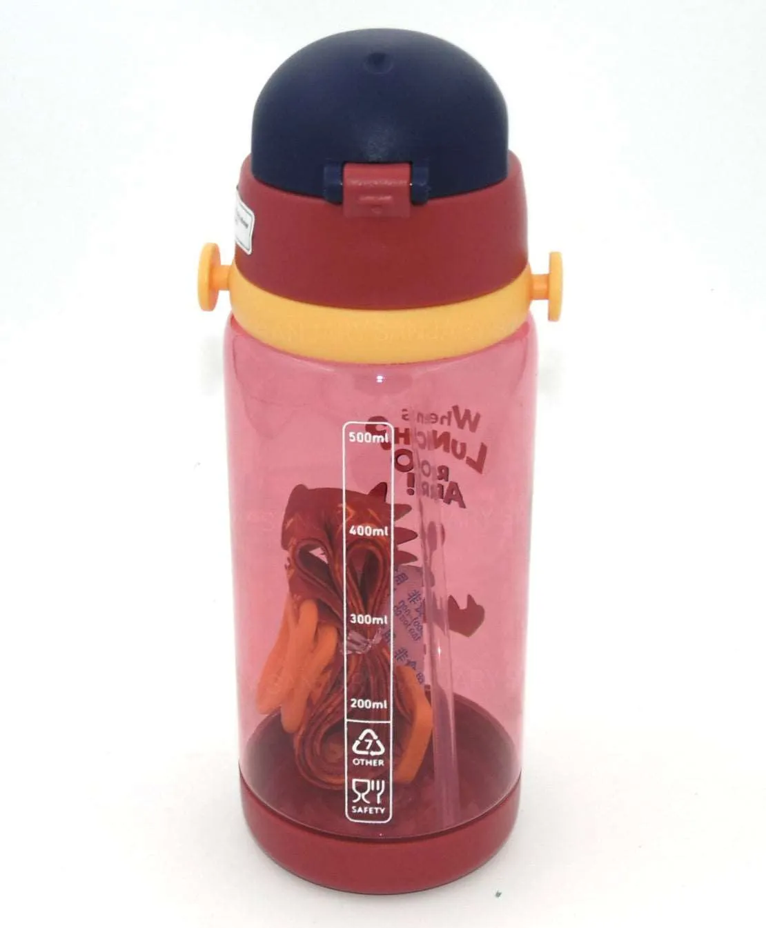 Dino Water Bottle with Strap 600 ML