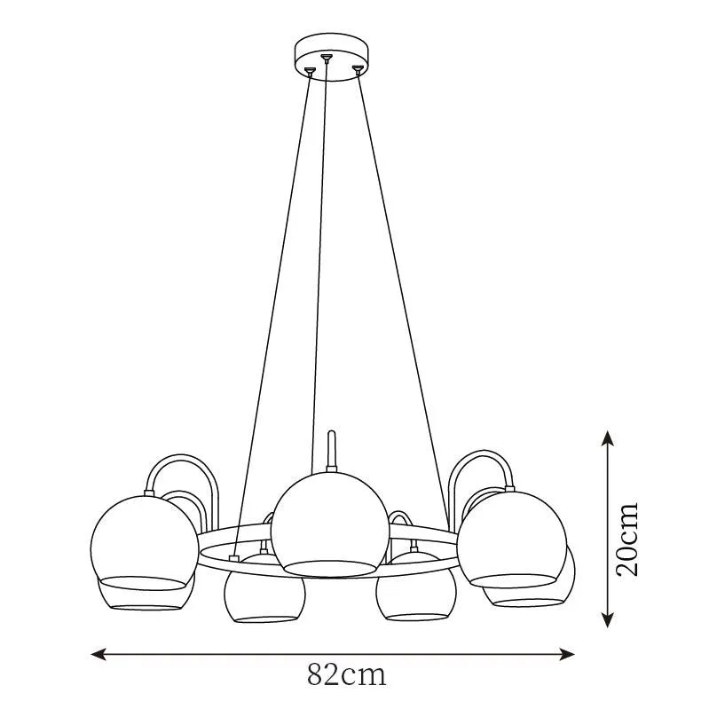 Dome Ball Chandeliers