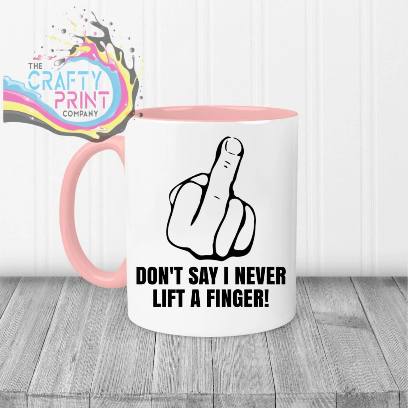 Don’t say I never lift a finger Mug