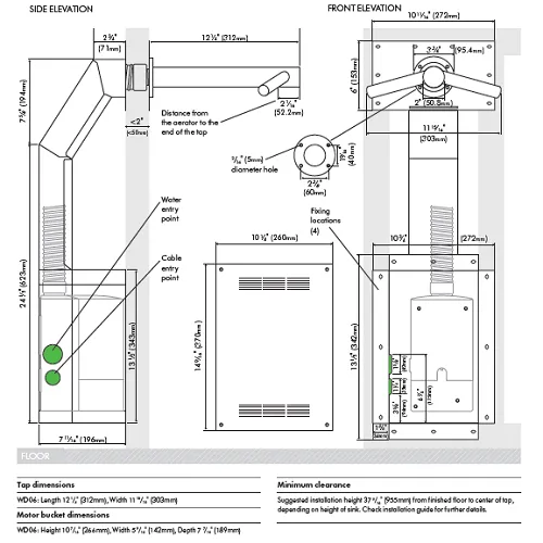 DYSON® HEPA FILTER Replacement for Airblade™ Models TAP AB11 WALL and WASH DRY WD06 WALL (Part # 965395-01)