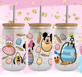 Easter - Mickey & Friends - UV Dtf 16oz Cup Wrap