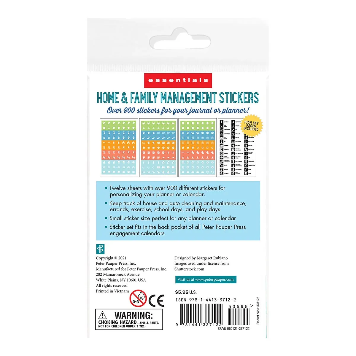 Essentials Home & Family Management Planner Stickers